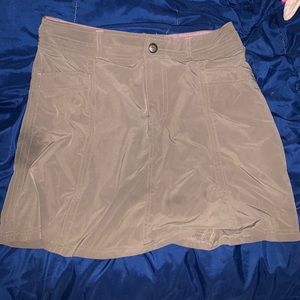 Olive colored skort